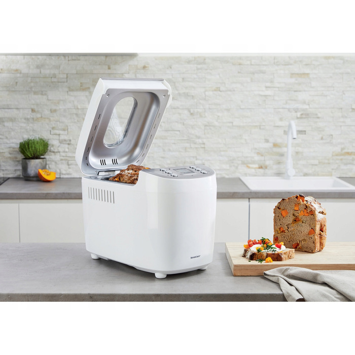 Хлібопічка SilverCrest SBB 850 E1, біла, 850 Вт
