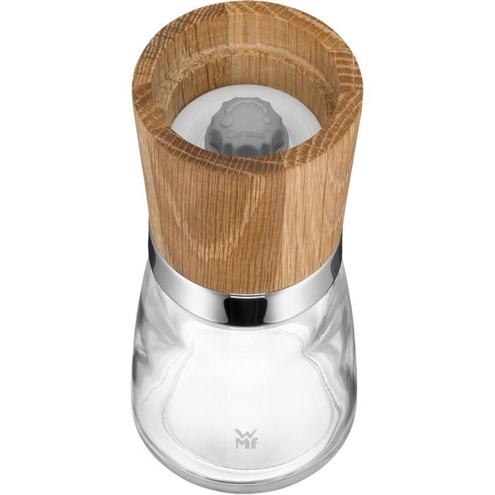 Солонка та перечниця WMF Ceramill Nature з дерева, керамічний механізм, для солі, перцю, чилі, порожня
