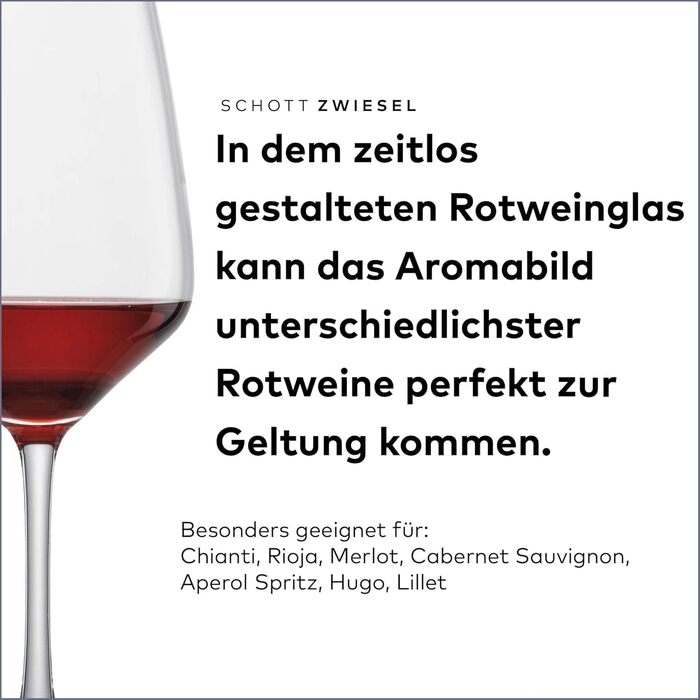 Набір келихів Schott Zwiesel Tulip 8 шт. (4 білих, 4 червоних), Tritan-кристал, Made in Germany