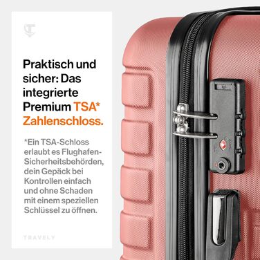 Чемодан Trevey з полікарбонату, 67 см, 60 л, зелений. Міцний валіза з TSA замком, для ручної поклажі (55x35x25 см).