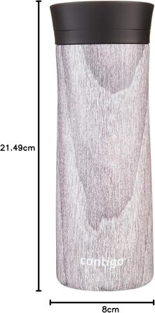 Термокружка Contigo Pinnacle Autoseal з нержавіючої сталі, 420 мл, вихідний отвір, без BPA, для кави з собою