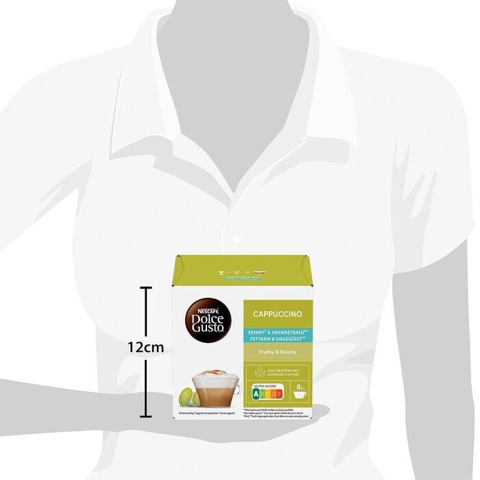 Кавові капсули NESCAFÉ Dolce Gusto Cappuccino, набір 3х16 шт (48 капсул)