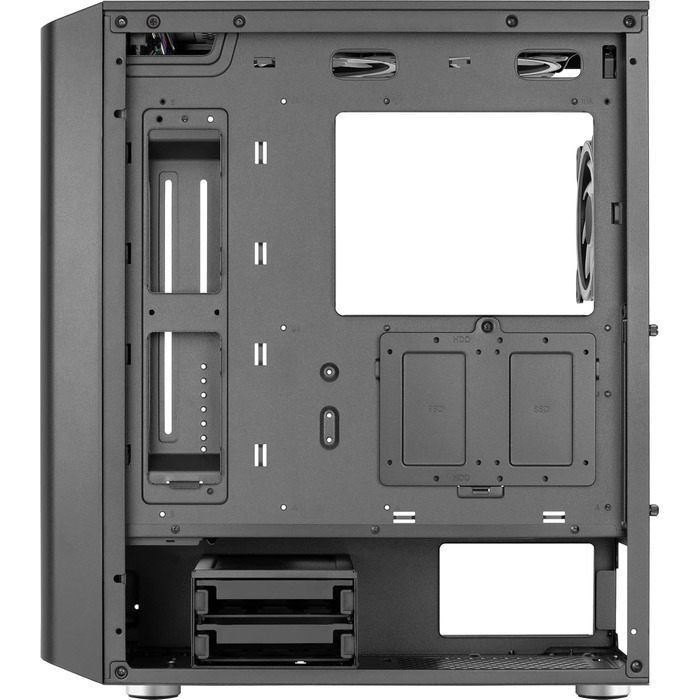 Корпус ПК Aerocool Micro ATX INTERSTELLAR з 3 RGB вентиляторами та сітчастою передньою панеллю (Чорний)