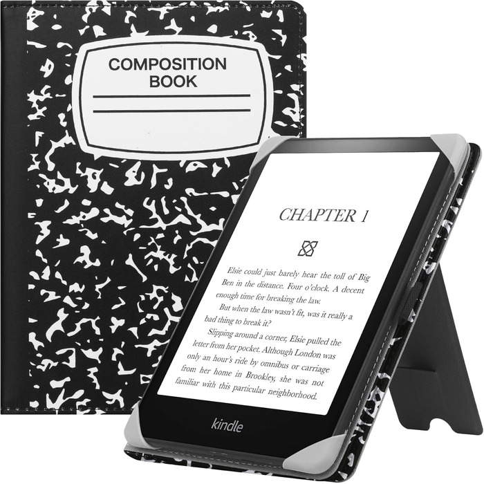 Чохол-книга для 6-дюймових eReaders: Kindle, Kobo, Tolino, Pocketbook, Sony. З підставкою та петлею для руки