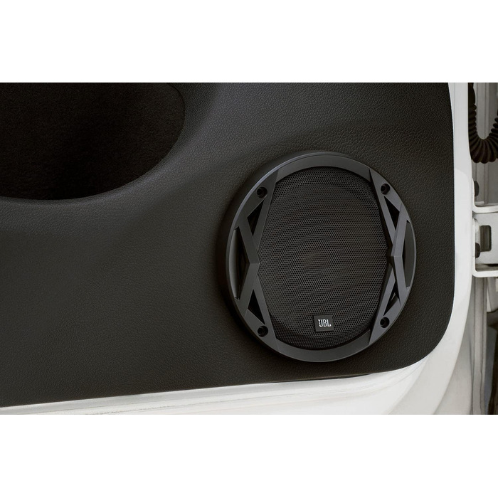 Автомобільна акустика JBL Club 6500C, 180 Вт, 2-смугові компонентні динаміки 16 см, шовкові твітери, кросовери, чорні