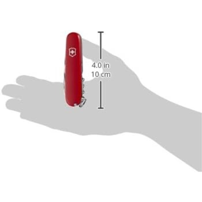 Швейцарський мультитул Victorinox Spartan, мультитул з 12 функціями, червоний