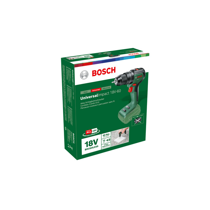 Дриль-викрутка Bosch UniversalImpact 18V-60