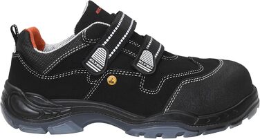 Робочі черевики ELTEN SID ESD S3: текстиль, пластикова капа, легкі, спортивні, чорні, розмір 41