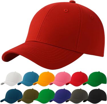 Кепка бейсболка 4sold, бавовна, унісекс, червона, регульована, легка, дихаюча