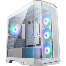 Корпус ПК MSI MAG PANO M100R PZ White ATX з підтримкою GPU-стійка, індикатором рівня заповнення, фільтрами від пилу та USB Type-C (20Gbps)