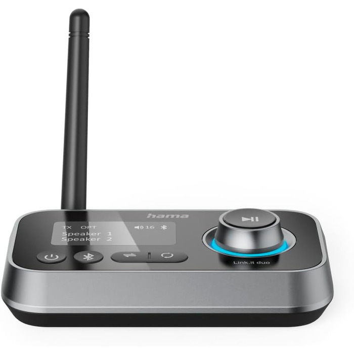 Bluetooth адаптер Hama для телевізора, стереосистеми, проектора: підключення навушників, колонок, телефону, планшета (Bluetooth передавач/приймач, Aux 3.5mm, Optical)