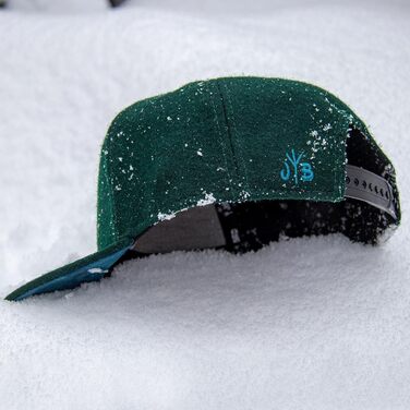 Кепка Jumping Bird бейсболка унісекс • Знімна кепка для активного відпочинку • Фетр, регульований розмір, оливковий • Ідеально для сноуборду