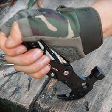 Багатофункціональний інструмент RAXCO 15-в-1: молоток, плоскогубці, мультитул для кемпінгу та подарунок для чоловіків, батька, друзів