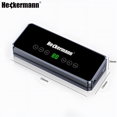 Вакууматор Heckermann 3600, чорний, 140 Вт, 0,30 см