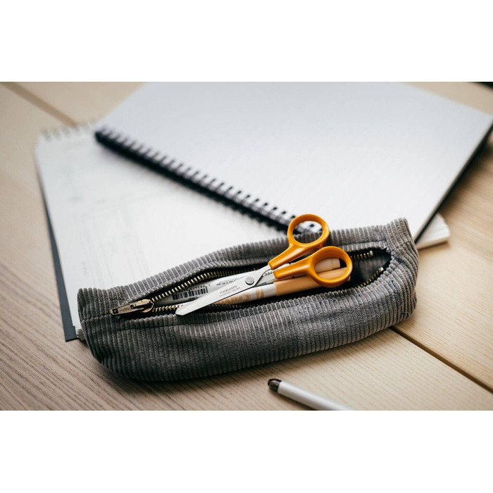 Ножиці Fiskars Classic для хобі, 13 см, для правшів і лівшів, нержавіюча сталь, пластикові ручки, помаранчеві