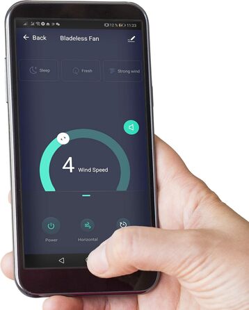 Вентилятор вежа Djive Flowmate Tower Arctic White з HEPA-фільтром, Wi-Fi, Alexa, пульт ДК