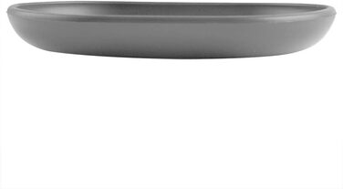 Комплект аксесуарів для ванної кімнати на 6 предметів: дозатор для мила, мильниця, тримач для зубних щіток, стакан для ополіскування, тримач для унітазу, сміттєвий бак (сірий)