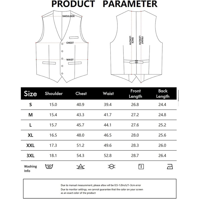 Чоловіча жилетка Parklees в стилі хіпстер/урбан, для ділового образу, формальна, Slim Fit, під костюм/смакінг, чорна, 3XL