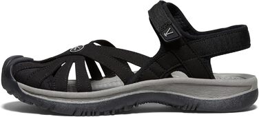 KEEN Rose Сандалі жіночі чорно-сірі, розмір 39 EU, закритий носок, повсякденні
