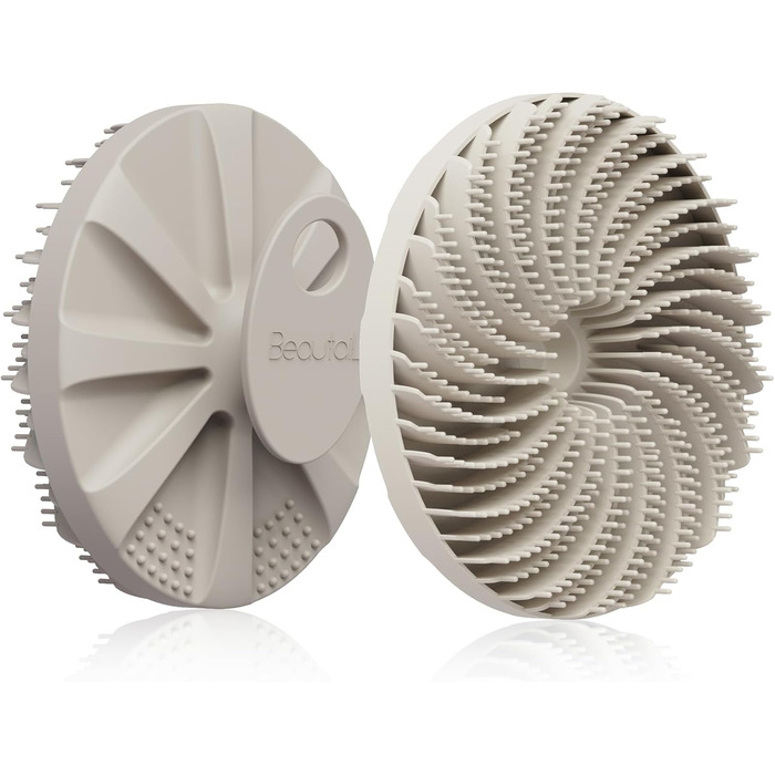 Силіконова мочалка для тіла Beautail, м'який скраб для чутливої шкіри, душова щітка, 1 шт. зірка