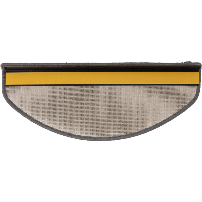 Набори килимків на сходи Floordirekt Barcelona - 15 шт. - Килимок на сходи з 16 кольорів, зносостійкий та легкий у догляді, для внутрішнього використання (напівкруглі 65 x 23,5 см)