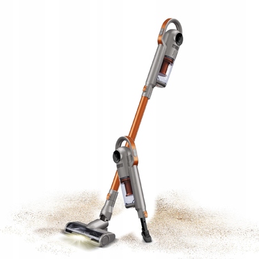 Вертикальний пилосмик TurboTronic TT-IQ9 ORANGE, сріблястий/сірий