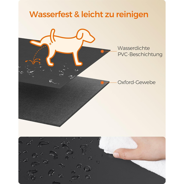 Клітка-вольєр для цуценят Feandrea Oxford, восьмикутна, XL, 112 x 112 x 76 см, з PVC-каркасом та дихаючою сіткою, з кишенею, сіро-сіра, PDC006G01 XL