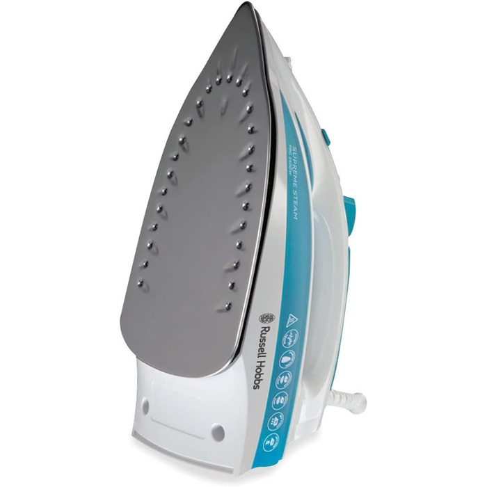 Праска Russell Hobbs 2600W з парою 210 г, керамічна підошва, 300 мл резервуар, функція самоочищення, антиналіт, стоп-краплі, 70 г/хв, 20562-56