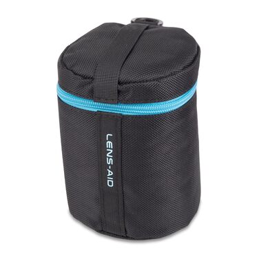 Захисний чохол для об'єктива LENS-AID: м'який, з блискавкою та кріпленням для пояса (9 x 14 см)