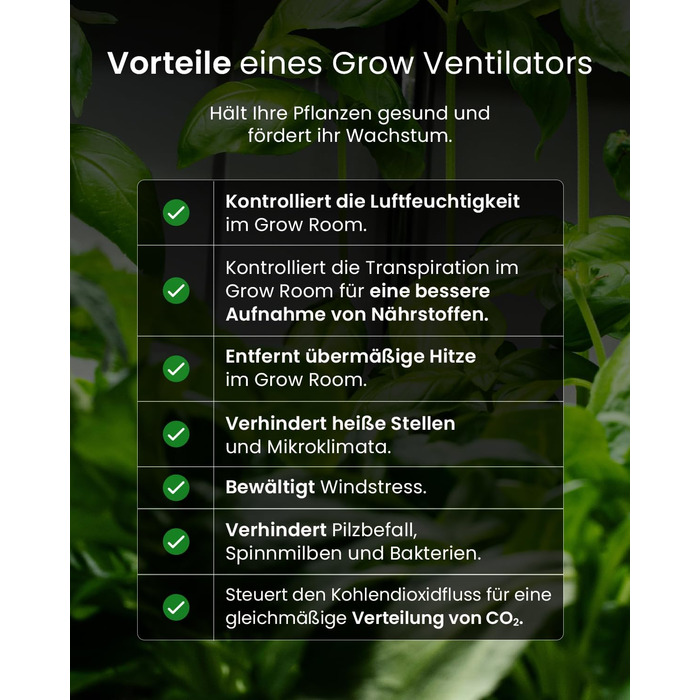 Mini вентилятор Pro Breeze з кліпсою, 20 см, 2 швидкості, тихий, для столу, офісу, кімнати, росту рослин, білий