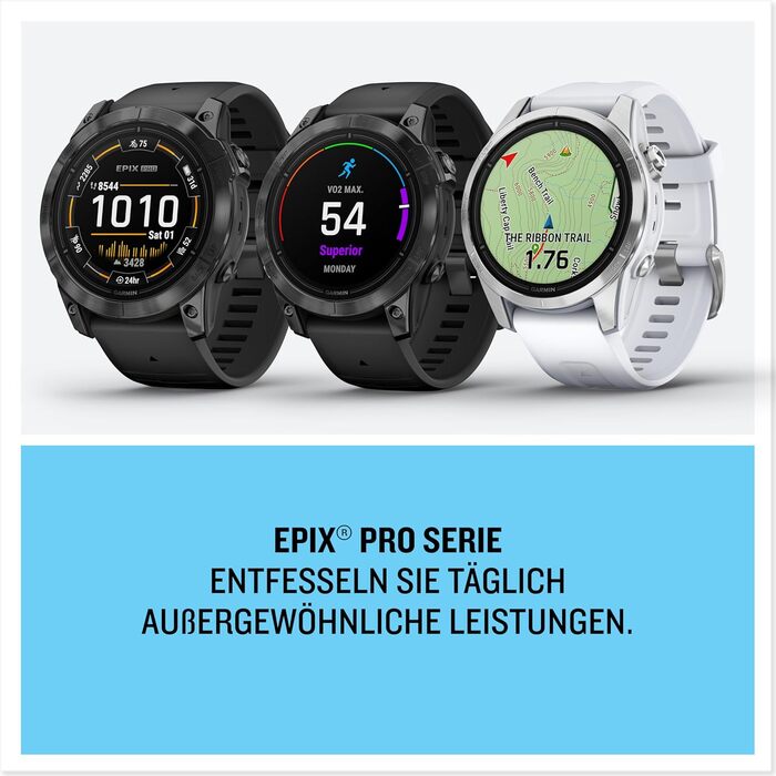 Розумний годинник Garmin EPIX PRO 51mm з GPS, AMOLED-дисплеєм та 60 спортивними програмами