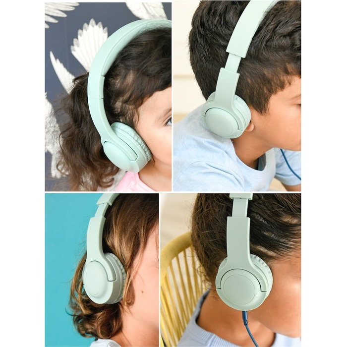 MERLIN навушники, мигдалево-зелений колір