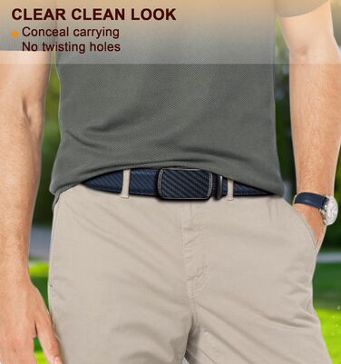 Чоловічий ремінь KEMISANT 2 шт. з автоматичною застібкою, шкіряний, регульований, 35 мм, з подарунковою коробкою, чорний/пурпурно-синій