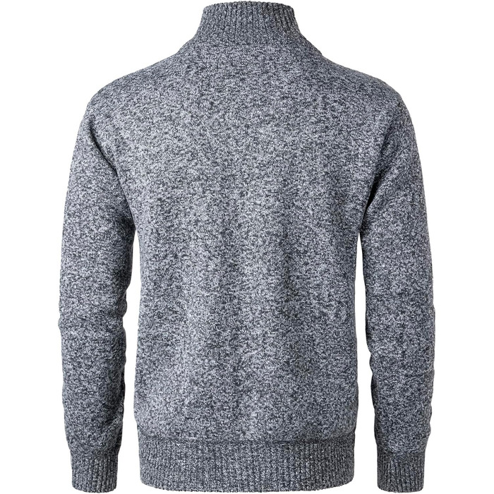 Чоловічий кардиган з флісовою підкладкою: теплий светр-кофта на осінь-зиму | C-dunkelgrau