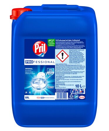Засіб для миття посуду Pril Professional Original, 10 л — професійний гель для гастрономії та промисловості