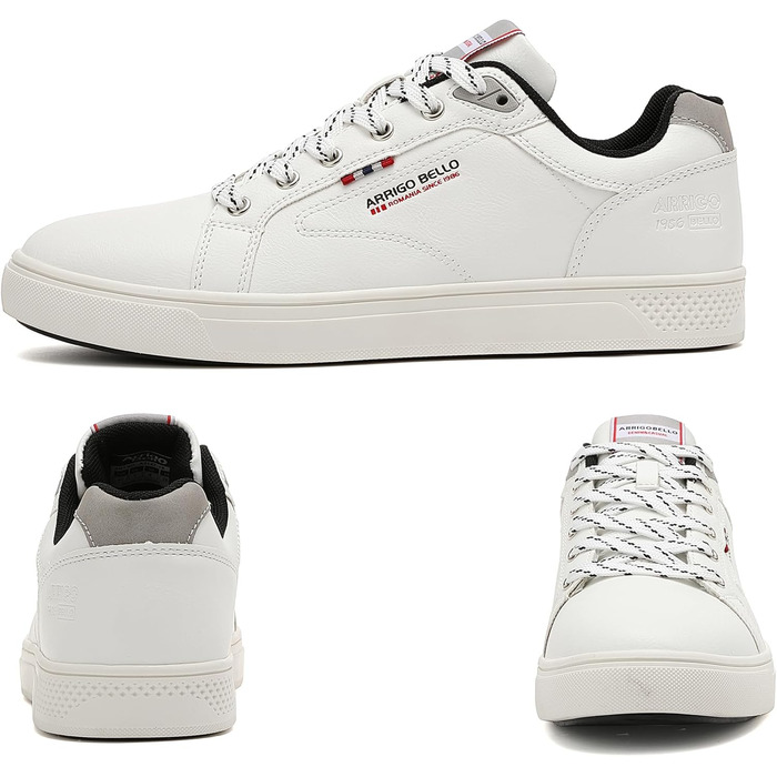 ARRIGO BELLO Кросівки чоловічі білі, спортивні, для ходьби та бігу, розмір 41-46