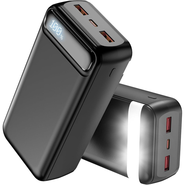 Power Bank 50000mAh з USB-C: Швидка зарядка, велика ємність, сумісний з iPhone, Samsung