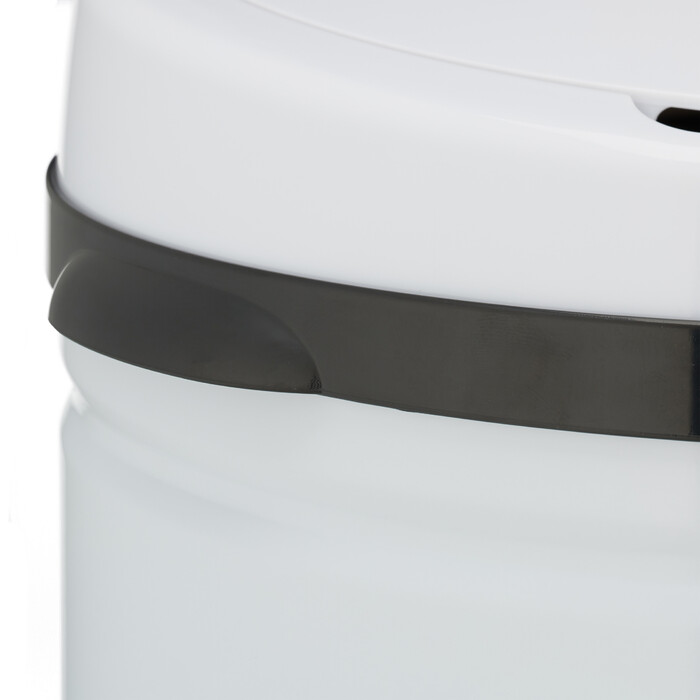 Relaxdays Sensor Trash Can 50l white