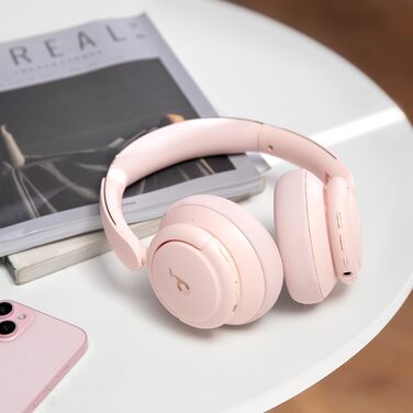 Soundcore Q30 навушники Bluetooth з активним шумозаглушенням, Hi-Res звук, 40 годин роботи, рожеві