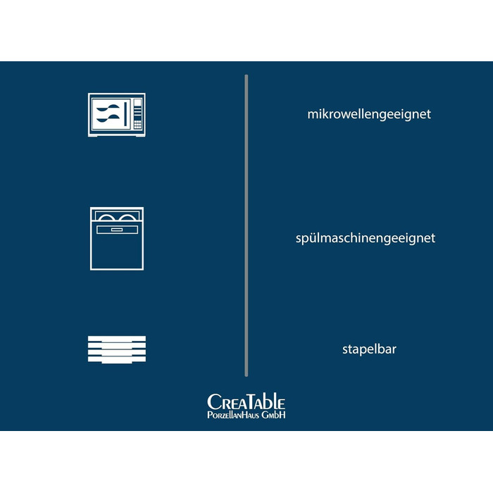 Набір посуду CreaTable Jawa, 18 предметів (для 6 осіб), з каменю, зелений, безпечний для миття в посудомийній машині та використання в мікрохвильовці