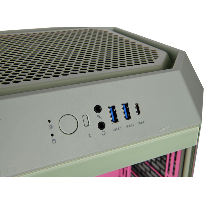 Thermaltake The Tower 300 Bumblebee: Корпус ПК Micro-ATX/mini-ITX з вертикальним дизайном, 3 скляні панелі, 2 вентилятори 140мм, підтримка радіатора 420мм