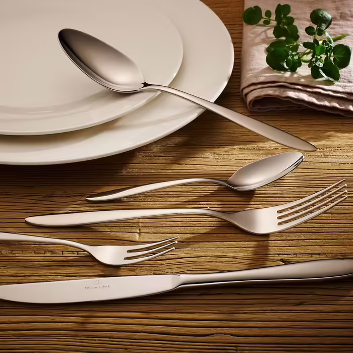 Столовий набір Villeroy & Boch Annalena, 30 предметів, нержавіюча сталь, для 6 персон, класичний дизайн, придатний для посудомийної машини