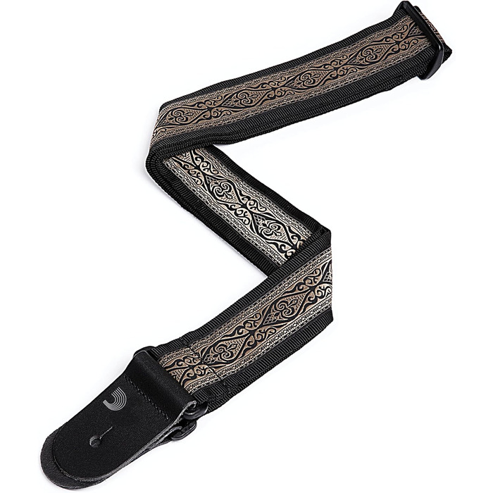 Ремінь для гітари D'Addario Planet Waves 50E08 з нейлону, ретро-стиль, колекція Tapestry, довжина 1450 мм, ширина 50 мм (колір коричневий, жаккард)