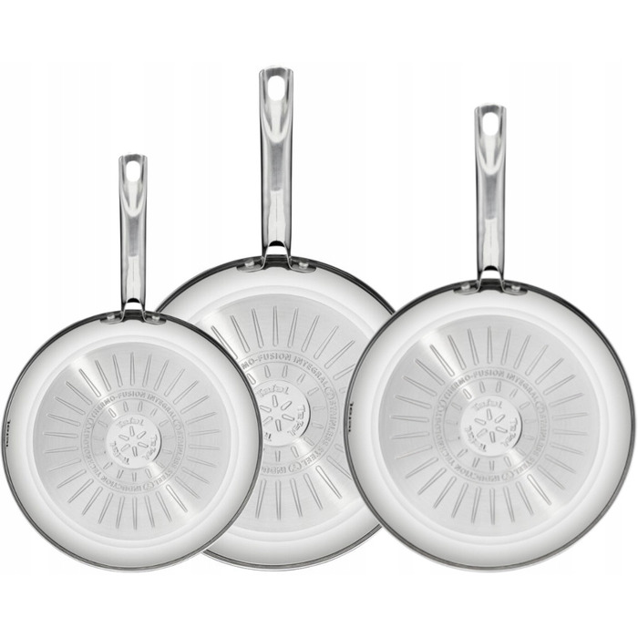 Набір сковорідок TEFAL Intuition для індукційних плит, сталь з антипригарним покриттям, 3 шт. (20/24/26 см)