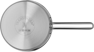 Каструля з нержавіючої сталі WMF Provence Plus 16 см без кришки, 1.4 л, для приготування молока, сумісна з індукцією, Cromargan, без покриття, можна використовувати в духовці