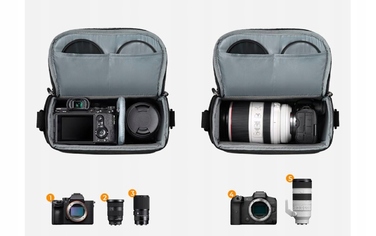 Фотосумка-слінг K&F Concept Camera Sling Bag 5л, синя