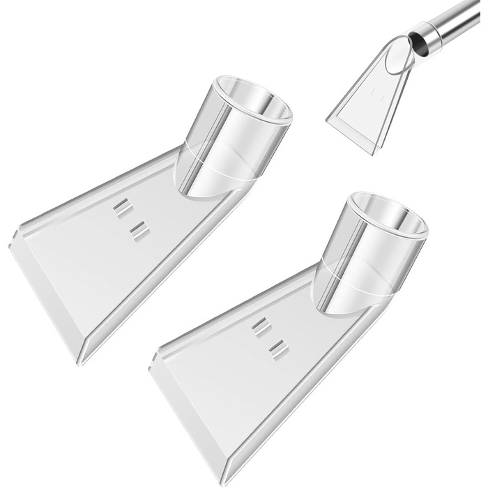 MisFun 2 Pack Upholstery Nozzle, Vacuum Attachment, Wet Vacuum Nozzle, Washing Vacuum Nozzle, Extraction Nozzle, Nozzle Accessories, Spray Extraction Device, for Car Care, Sofa Upholstery, Wet Vacuum