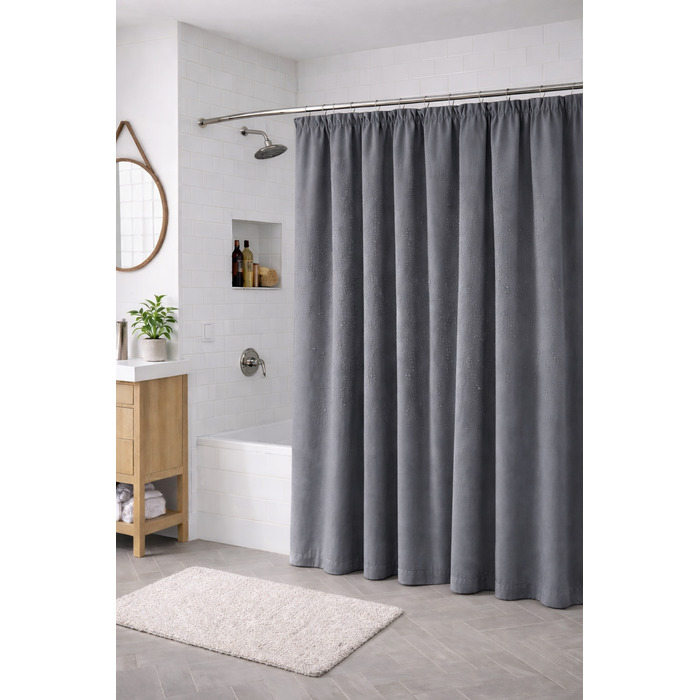 Текстильна штора для ванни NOW-ART, 150 x 180 см