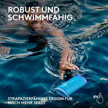 UE EVERBOOM Bluetooth колонка портативна водонепроникна IP67, 20 год автономії, 55м радіус дії, глибокі баси, 360° звук - Синій