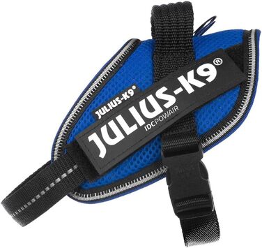 Шлейка для собак Julius-K9 IDC Powair, розмір M, колір блакитний